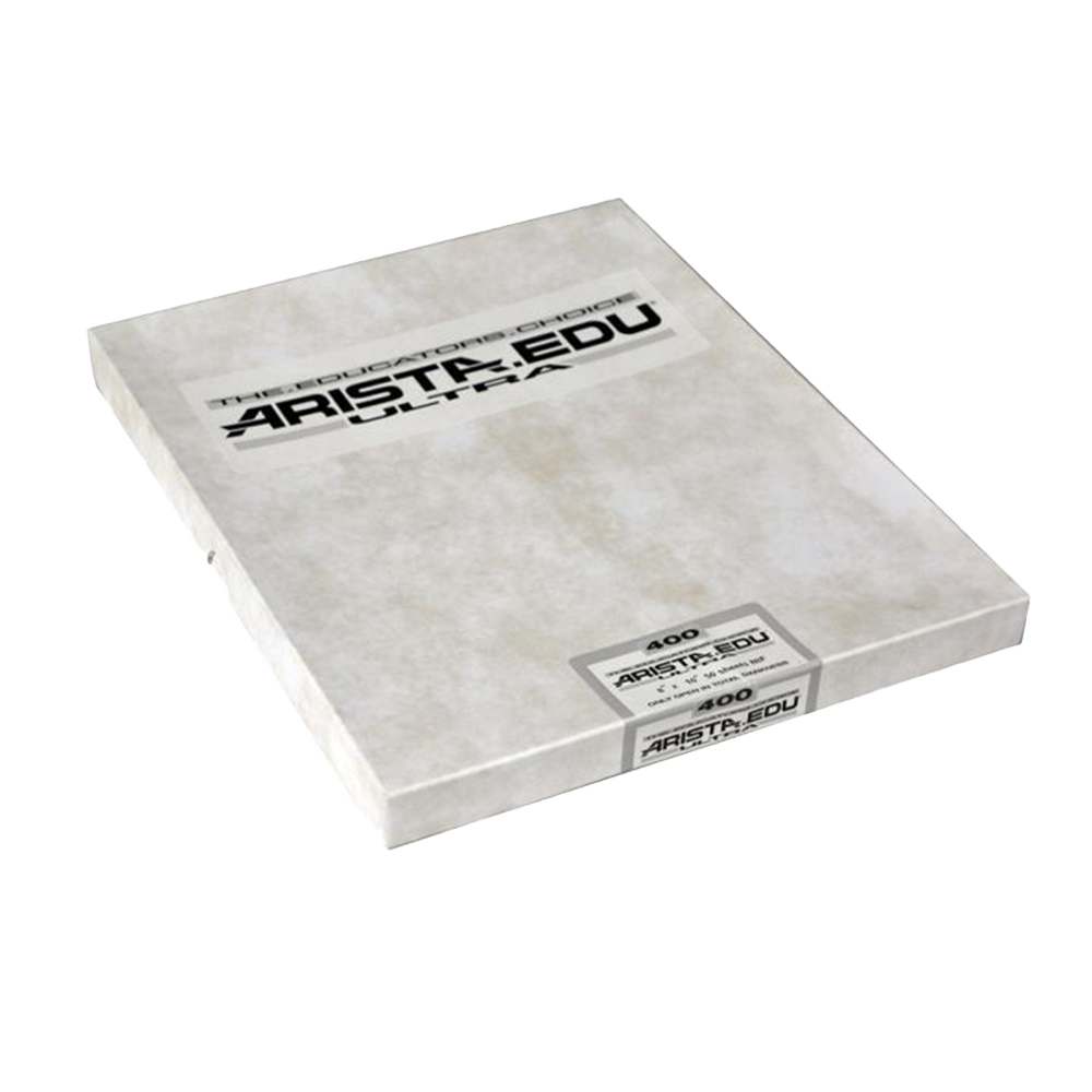 Arista EDU Ultra 400, 8x10/50 Sheets, Black and White Film