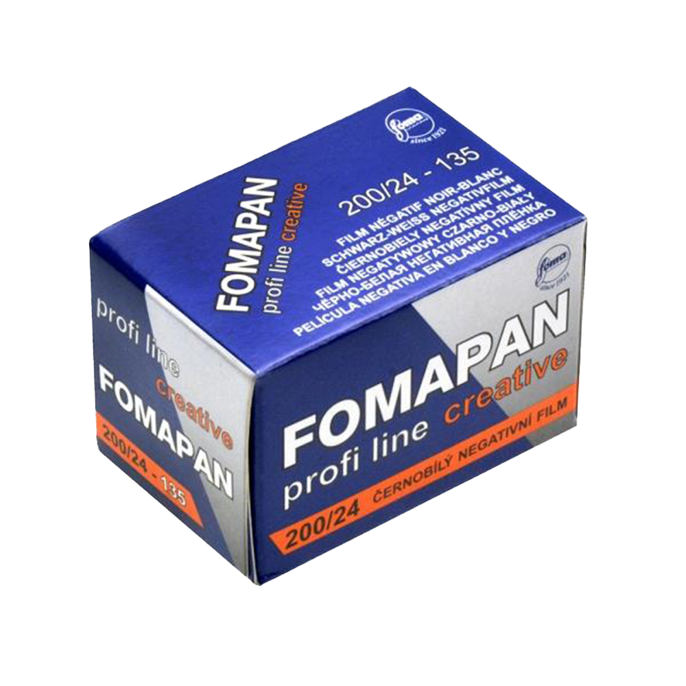 Foma Fomapan 200, 35mm, 24 exp, Black and White Film