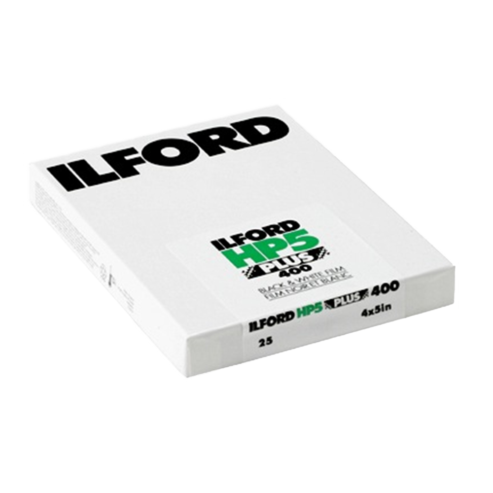 Ilford HP5+, 4x5, 25 Sheets, Black and White Film