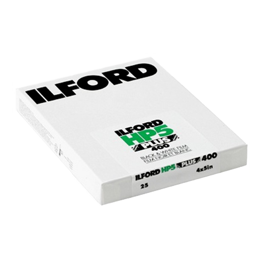 Ilford HP5+, 4x5, 25 Sheets, Black and White Film