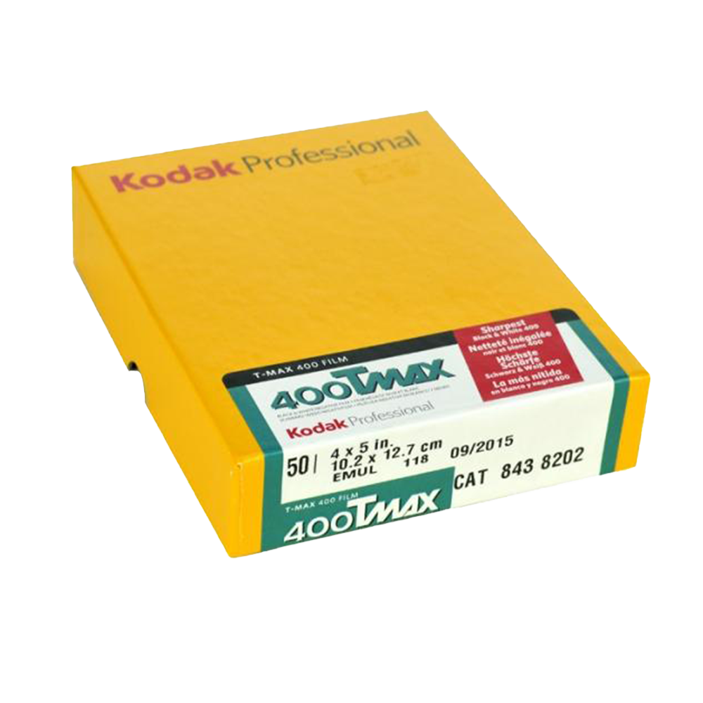 Kodak Professional TMAX 400, 4x5, 50 sheets