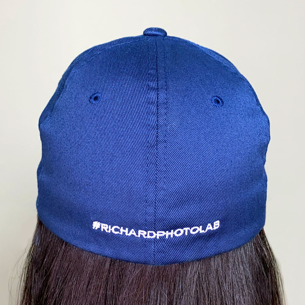 Richard Navy Fitted Baseball Cap