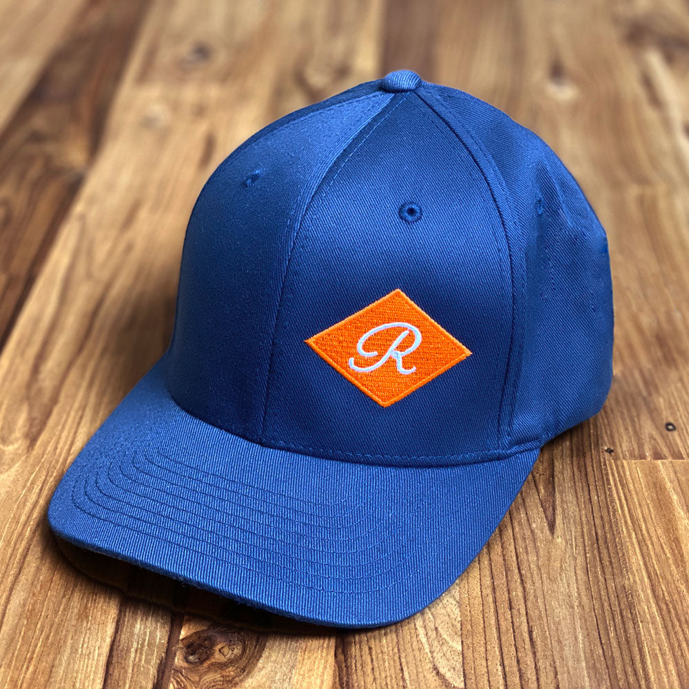 Richard Navy Fitted Baseball Cap