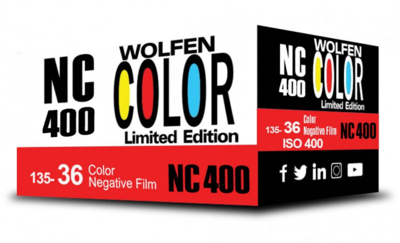 Wolfen NC400 400 ISO 35mm x 36exp. Color Negative Film