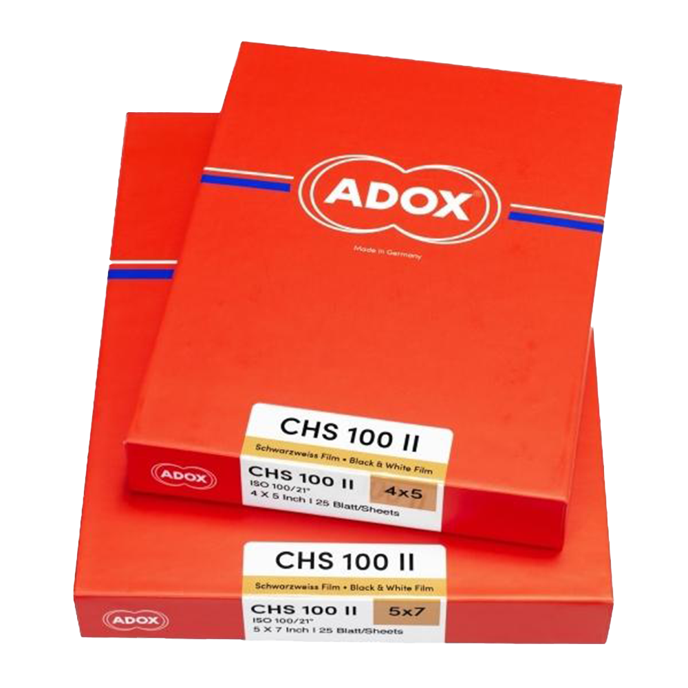 Adox CHS 100, 4x5, 25 Sheets, Black and White Film