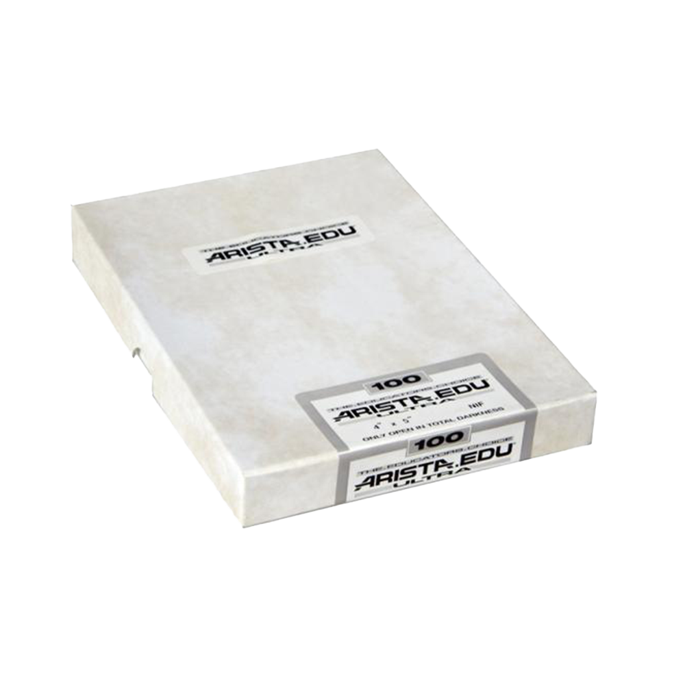 Arista EDU Ultra 100, 4x5, 25 Sheets, Black and White Film