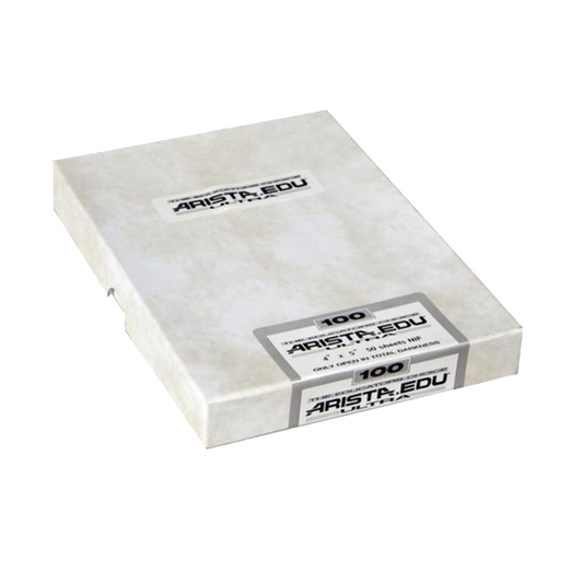 Arista EDU Ultra 100, 4x5, 50 Sheets, Black and White Film