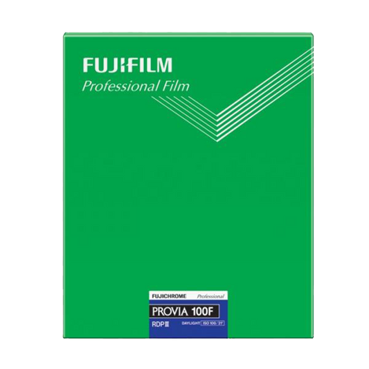 Fuji Fujichrome Provia 100F, 8x10/20 Sheets, Color Film