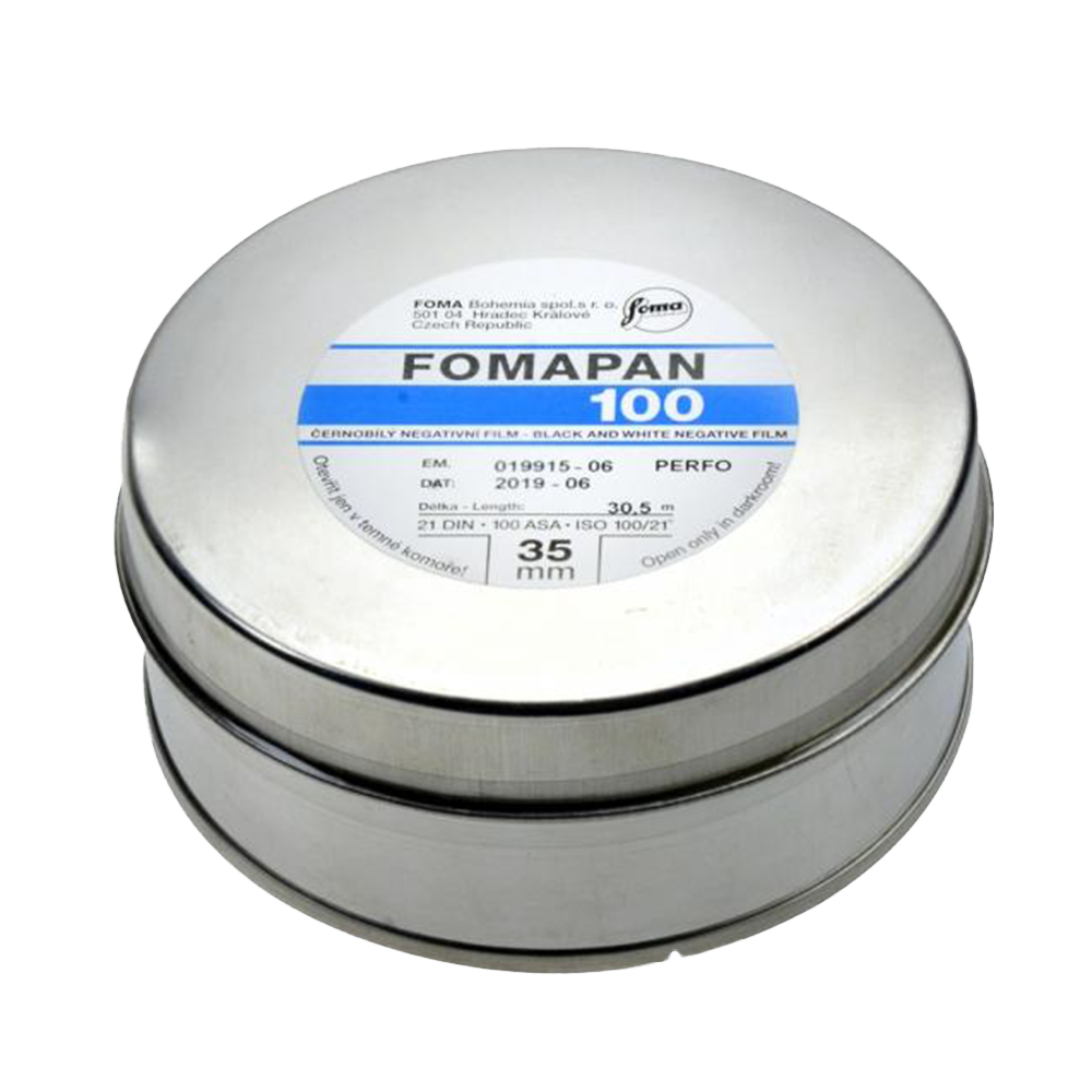 Foma Fomapan 100, 35mm, 100 ft., Black and White Film