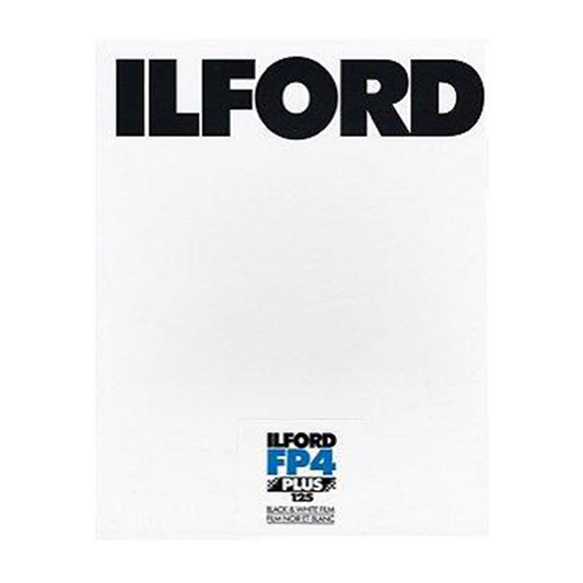 Ilford FP4+, 3.25x4.25, 25 Sheets, Black and White Film