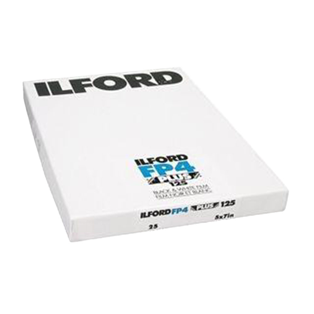 Ilford FP4+, 5x7, 25 Sheets, Black and White Film