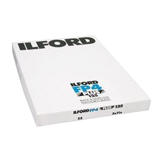 Ilford FP4+, 5x7, 25 Sheets, Black and White Film