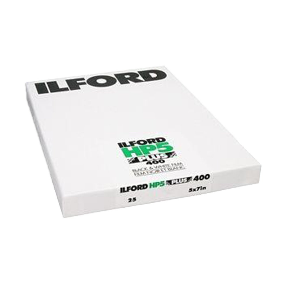 Ilford HP5+, 5x7, 25 Sheets, Black and White Film