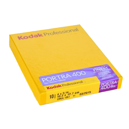 Kodak Portra 400, 4x5, 10 Sheets, Color Film