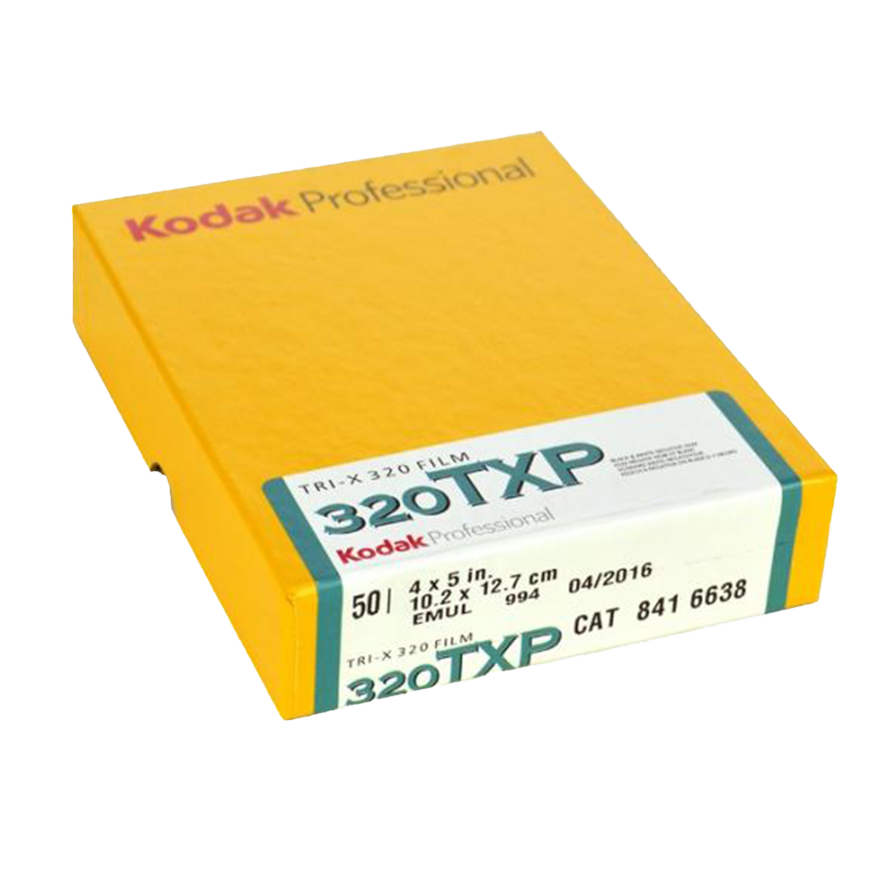 Kodak TRI X Pro 320, 4x5, 50 sheets, Black and White Film