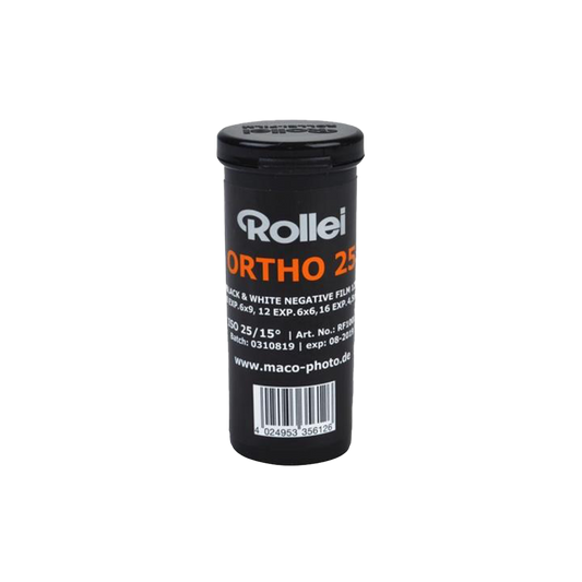 Rollei Ortho 25, 120, Black and White Film