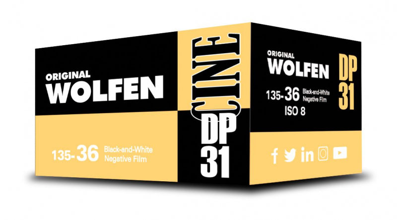 Wolfen DP31 8 ISO 35mm x 36exp. Black and White Film